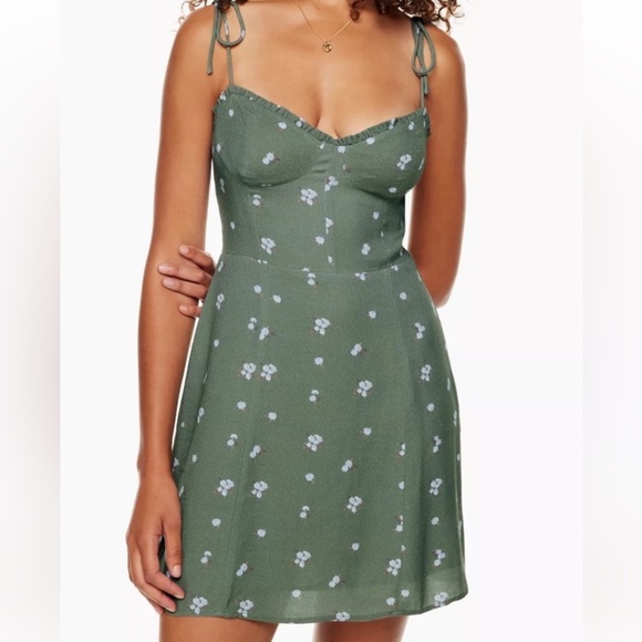 NWOT Aritzia Wilfred sweetheart mini dress - Picture 4 of 5